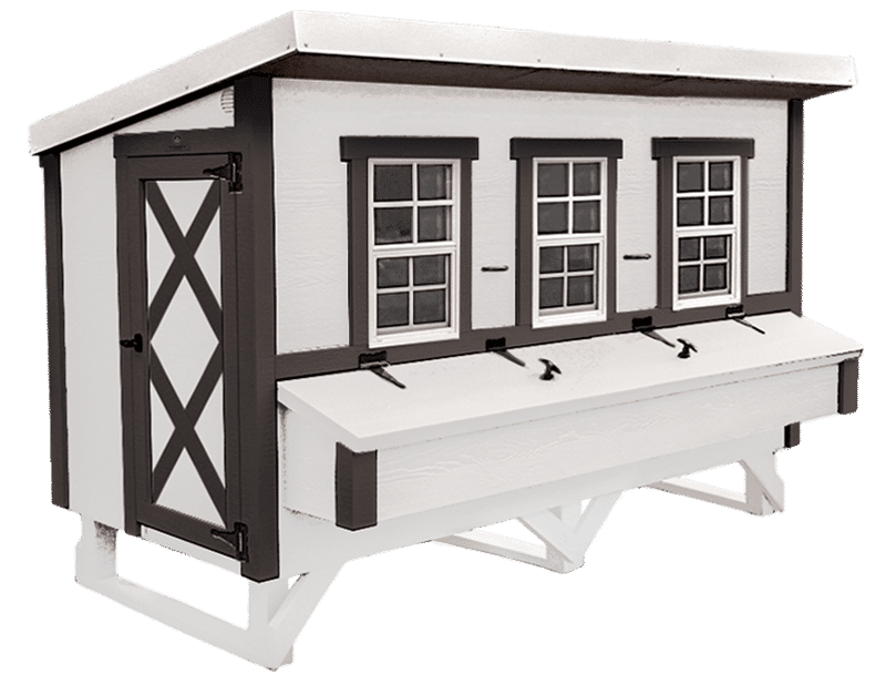 OverEZ Farmhouse XL Chicken Coop ENC Products